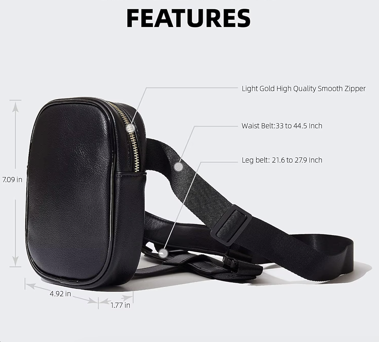 Rider’s Concealed Carry Thigh Bag
