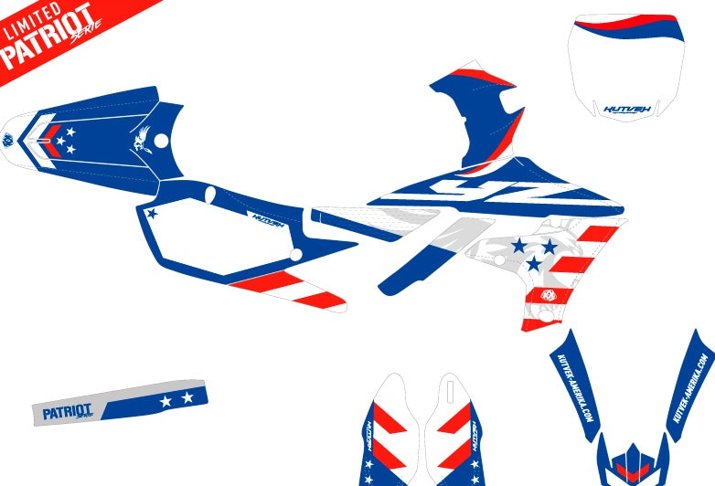 Limited Edition Yamaha YZ450F PATRIOT Graphics Kit